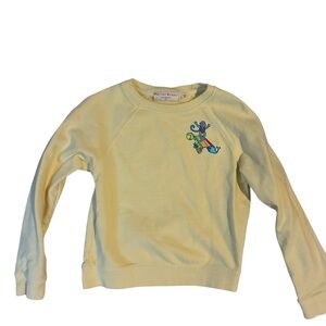 Roller Rabbit Light Yellow Kids Sweatshirt